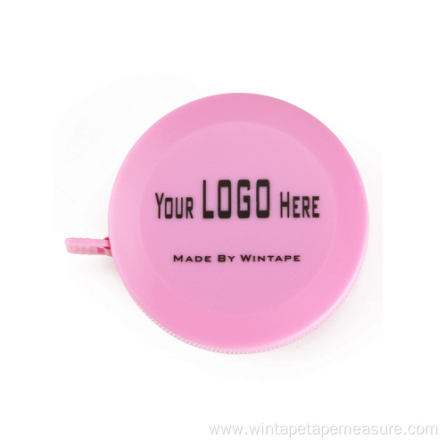 Pink Retractable Sewing Promotion Tape Measure